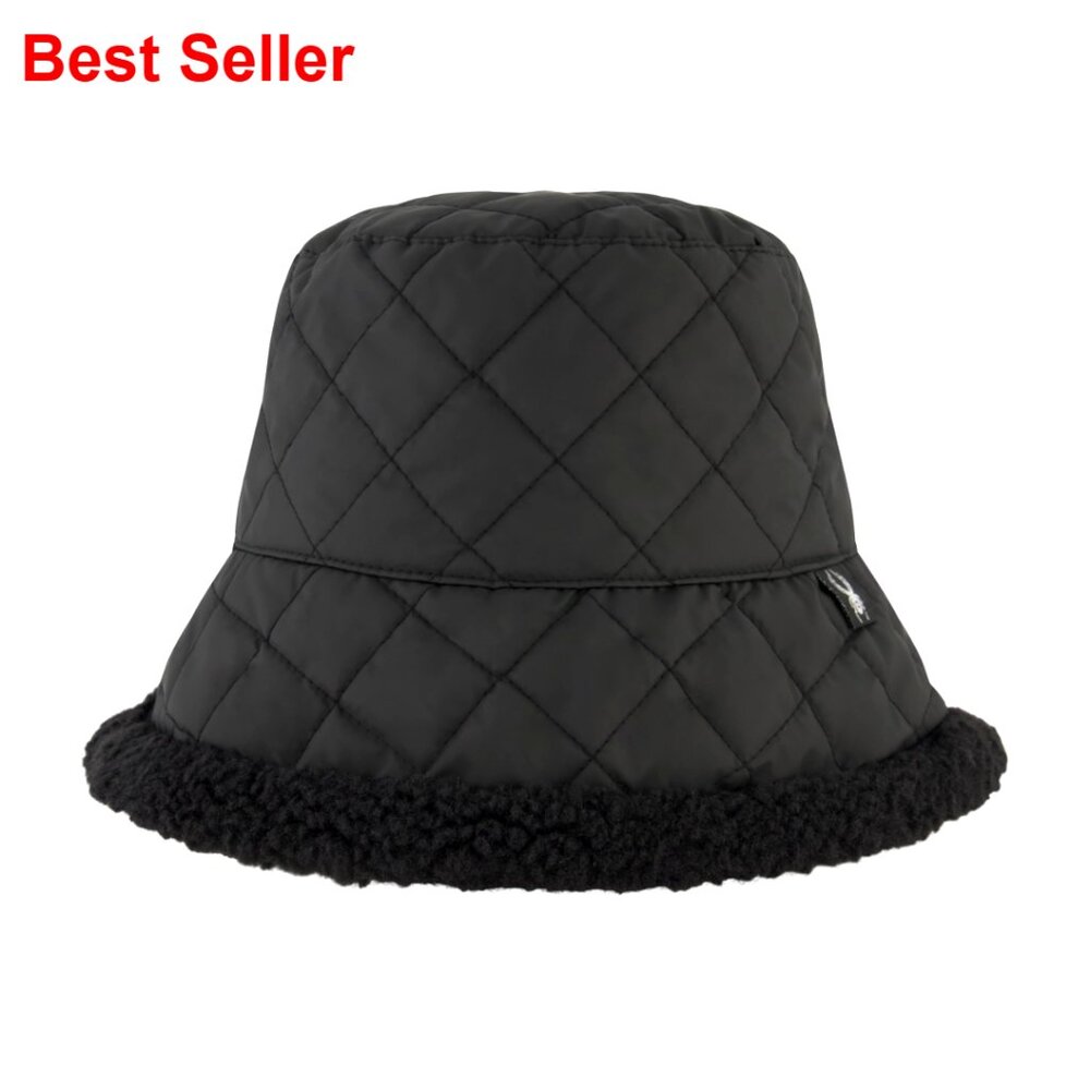 Reversible Sherpa Bucket Hat, Adjustable Fit, Winter Accessory